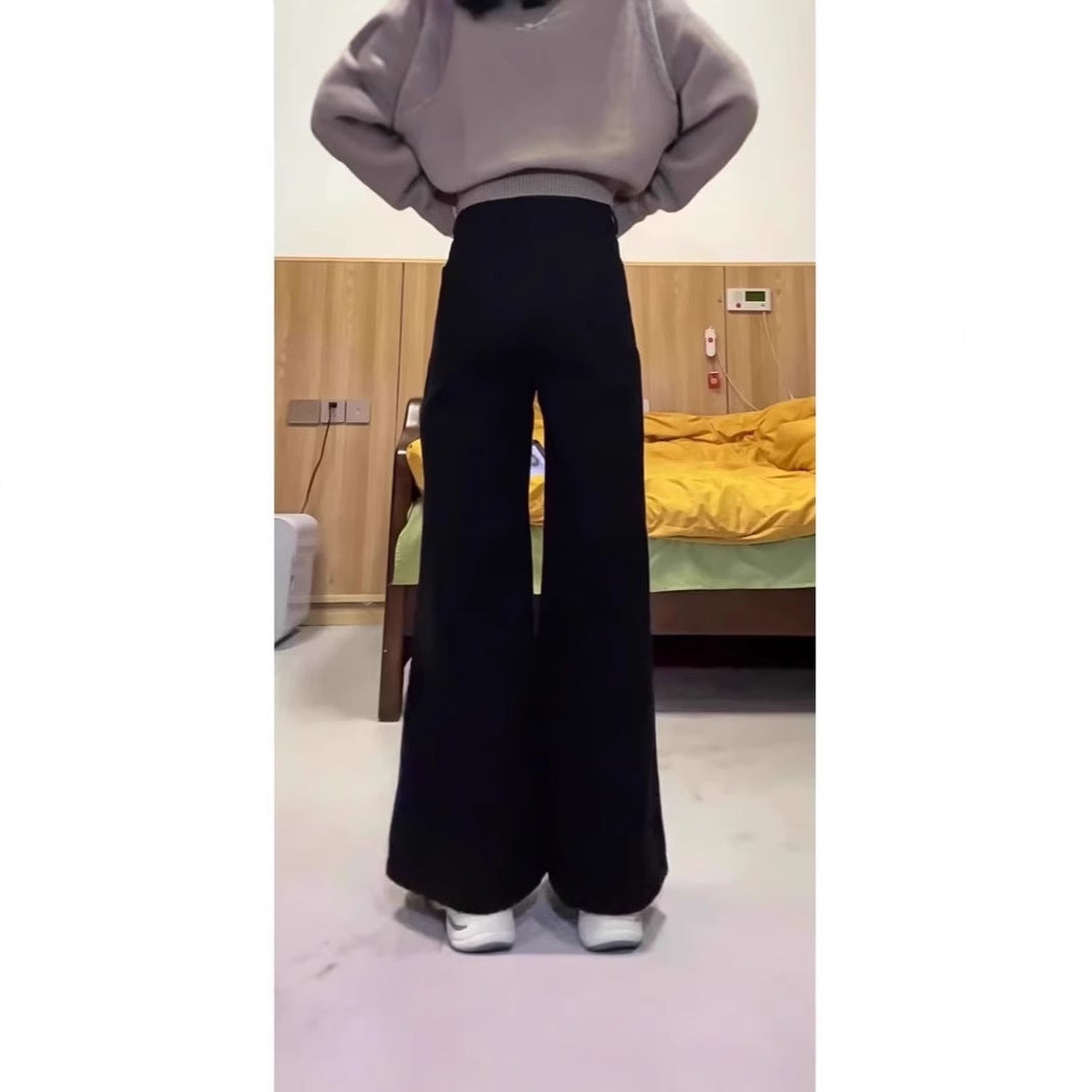 Loose Slimming Wide Leg Straight Pants