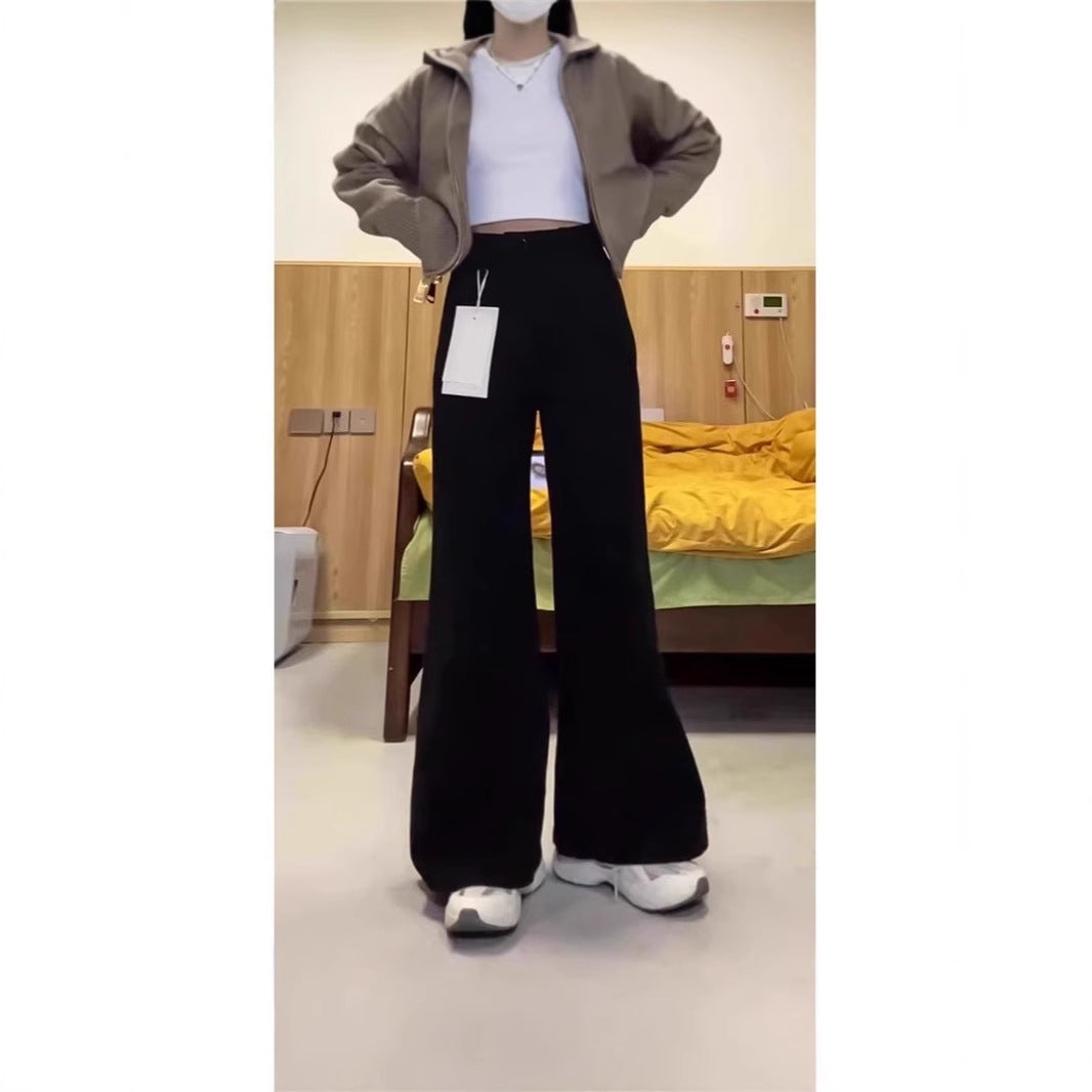 Loose Slimming Wide Leg Straight Pants