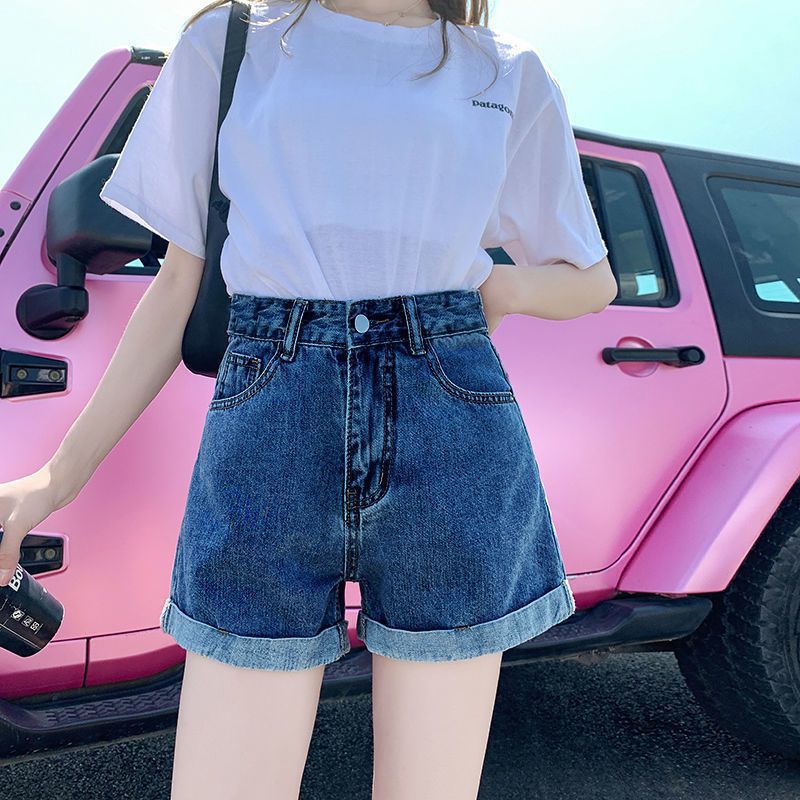 Women's High Waist Straight Jeans